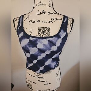 Pink Active Womans Tye Dyed Sports Bra Size L